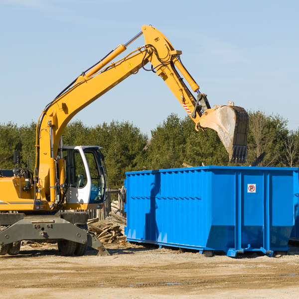 can i choose the location where the residential dumpster will be placed in Larkfield-Wikiup